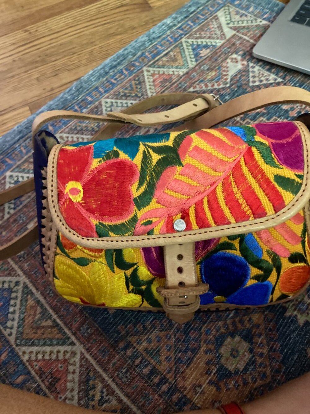 Beautiful embroidered bag from Mexico
